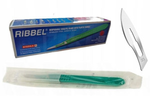 Skalpel Chirurgiczny Ostrze Z Trzonkiem Ribbel 23