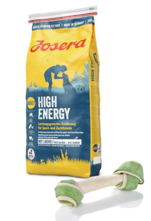 JOSERA High Energy 15kg + MACED Kość Wiązana Biała Chlorofil 16cm