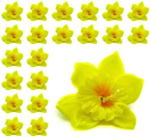 ŻONKIL główka yellow Sztuczne kwiaty 24 szt