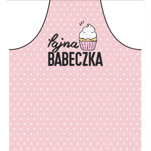 Fartuch kuchenny FAJNA BABECZKA na prezent
