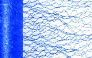 Siatka dekoracyjna FIBRA 12cm x 10y dk.blue
