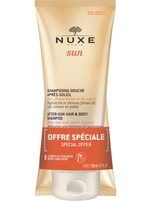NUXE Sun Pielęgnacyjny żel pod prysznic po opalaniu DUOPAK 200ml 1 + 1x50%