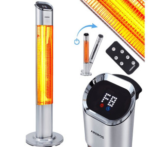 Grzejnik Tarasowy 2000w Premium Srebrny Promiennik