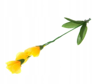 Krokus gałązka Yellow Sztuczne Kwiaty