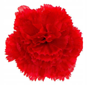 GOŹDZIK Główka sztuczne kwiaty red