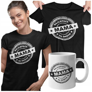 Koszulka Dla Mamy Z Kubkiem Prezent Dzień Matki
