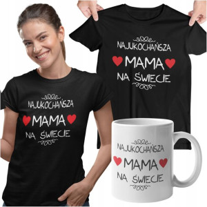 Koszulka Dla Mamy Z Kubkiem Prezent Dzień Matki