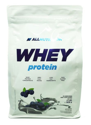 ALLNUTRITION Whey Protein 908g - Białko -  BLUEBERRY - JAGODA