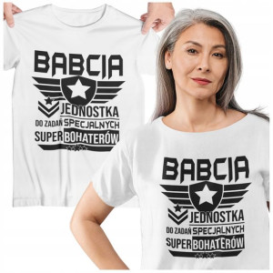 Koszulka Klasyczna Dla Babci Na Dzień Babaci Święt
