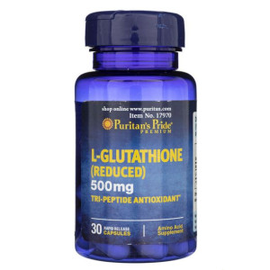 Puritan's Pride L-Glutation L- GLUTATHIONE 500mg 30 kapsułek - suplement di
