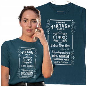Koszulka Na Prezent Vintage Dla Kobiety 30urodziny