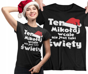 Koszulka Świąteczna Prezent Mikołajkowy Dziewczyny