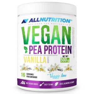 ALLNUTRITION VEGAN PEA Protein 500g - BIAŁKO WEGAŃSKIE - Wanilia