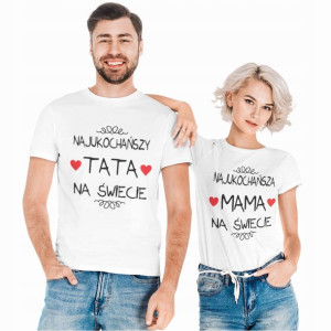 Koszulki Dla Mamy I Taty Na Prezent Dla Rodziców