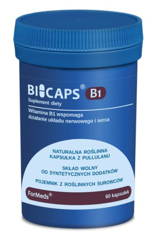 ForMeds BICAPS B1 Witamina B1 TIAMINA układ nerwowy