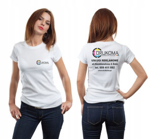 Wytrzymałe koszulki firmowe z logo koszulka Tshirt
