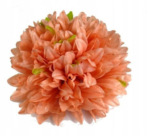 Chryzantema główka 16 cm Kwiat coral/green