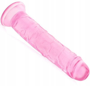 Sztuczny Penis Dildo Na Mocnej Przyssawce 19,5 Cm