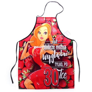 Fartuch kuchenny premium OWOCE na 30