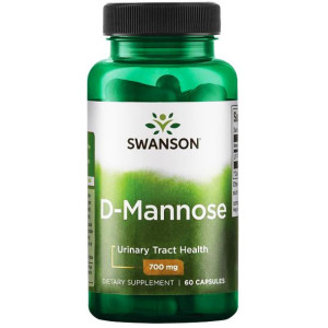 SWANSON D-mannoza - D-Mannose - 700 mg / 60 kapsułek