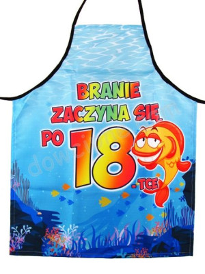 Fartuch kuchenny premium BRANIE ZACZYNA SIĘ PO 18