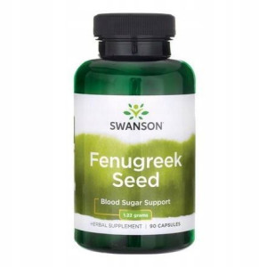SWANSON Fenugreek (Kozieradka) 610mg 90 kapsułek - suplement diety