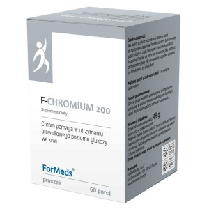 ForMeds F-CHROMIUM 200 w proszku - 60 porcji chrom pikolinian - suplement d