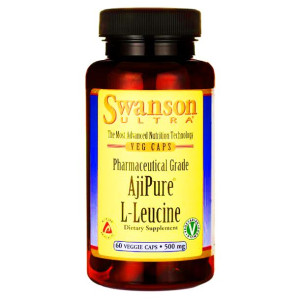 SWANSON AjiPure L-Leucyna 500mg 60 kapsułek- suplement diety