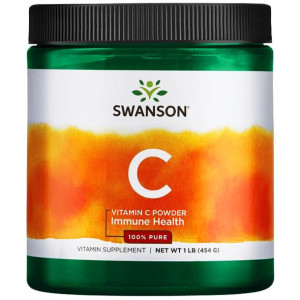 SWANSON Witamina C w proszku 100% czystości 454g (kwas l-askorbinowy) - sup