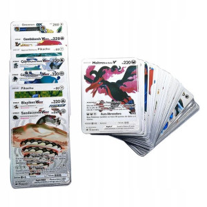 Pokemon Srebrna Karta X55 Kolekcjonerskie Srebrne
