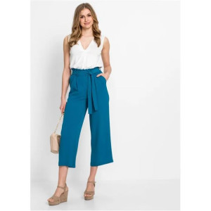 Spodnie Culoty Z Wiązaniem W Pasie 38-40 926635
