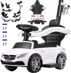 Prezent Jeździk Autko Mercedes 3w1 Dzień Dziecka