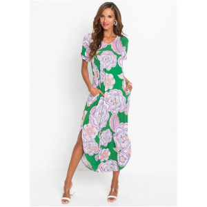 Bonprix Asymetryczna Sukienka Midi Z Kieszeniami 32-34 944932