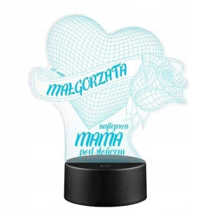 Prezent Statuetka Led Dzień Mamy Matki Upominek