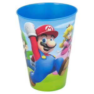 Duży Kubek Plastikowy 430 ml SUPER MARIO Dziecięcy