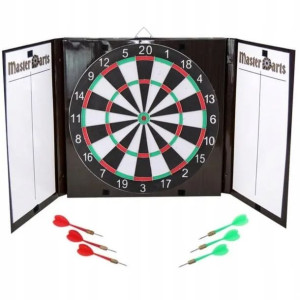 Przenośna Tarcza Do Gry W Dart Rzutki Lotki 42cm + Gratis
