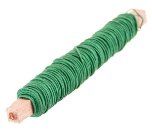 Drut zielony w papierze 50g