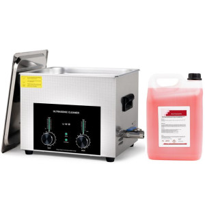 Myjka Ultradźwiękowa Z Grzałką 760w 15l Płyn 5l