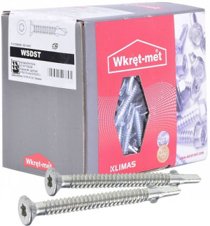Wkręty Samowiercące Drewno-stal Wsdst 6,3x60mm 200