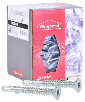 Wkręty Samowiercące Drewno-stal Wsdsk 4,8x50mm 250