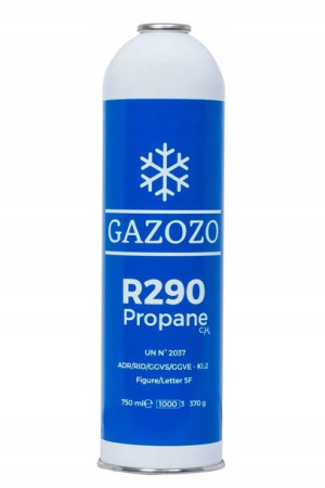 R290 czynnik chłodniczy gaz propan 370g