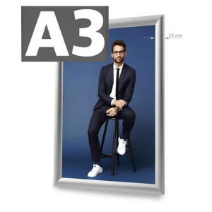 Ramka OWZ Standard A3 (srebrna)