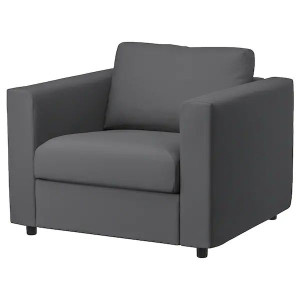 IKEA VIMLE Fotel Hallarp szary