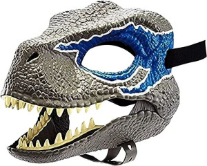 Realistyczna Maska Dinozaur Ruchoma Szczęka Lateks Rex