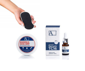 Zestaw ARKADA Serum  TC16 i Krem Maść kolagenowa + GRATIS tarka