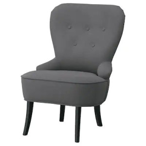 IKEA REMSTA Fotel Hakebo ciemnoszary