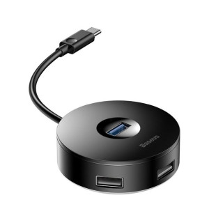 Baseus Hub Adapter Przejściówka Typ C Na Usb3.0 + 3x Usb2.0 + Micro Usb