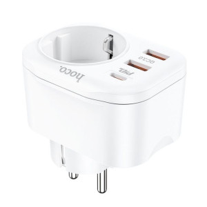 Ładowarka Sieciowa/adapter Typ C Pd20w + 2x Usb Qc3.0 3a+eu Kieszeń Ns3