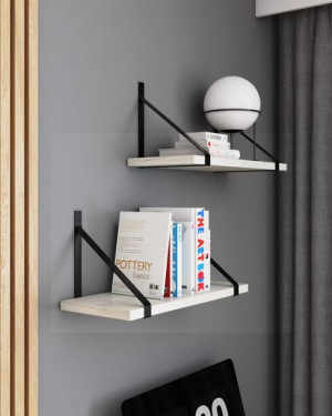 Półka Loft Craft Biały Vela 60 Cm