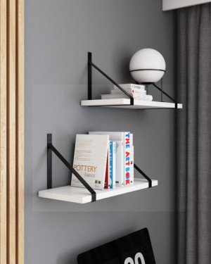 Półka Loft Biała Vela 50 Cm